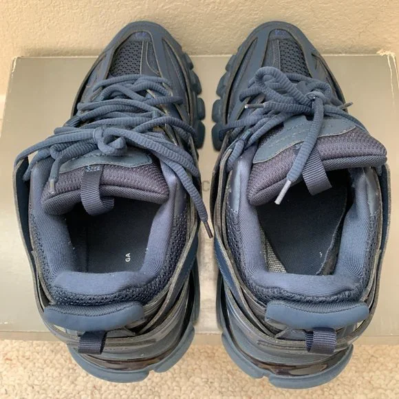 Balenciaga Track Sneakers Blue Pearl Sz 11 - Picture 11 of 16